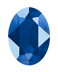 Swarovski 4120 Oval Fancy Stone 18x13mm Crystal Royal Blue (LacquerPro) +